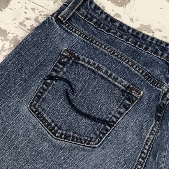 Levi's Signature Series Jeans 12 Women Boot Cut 30x28 Blue Mid Rise Light Wash - Picture 3 of 14